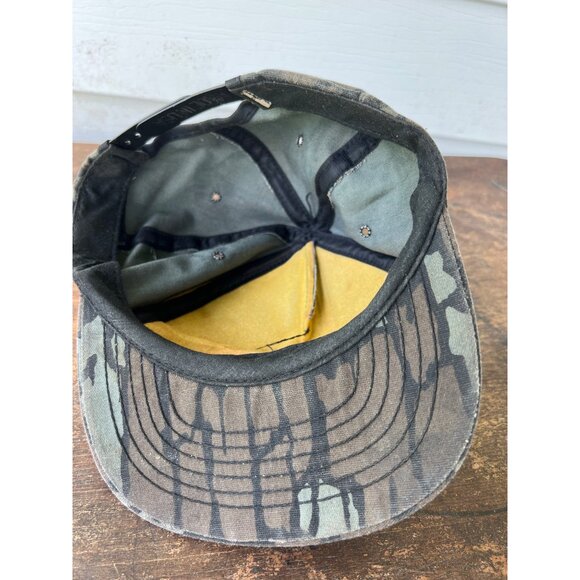 Vintage Red Man Camo Snapback Hat X3 - Picture 4 of 4
